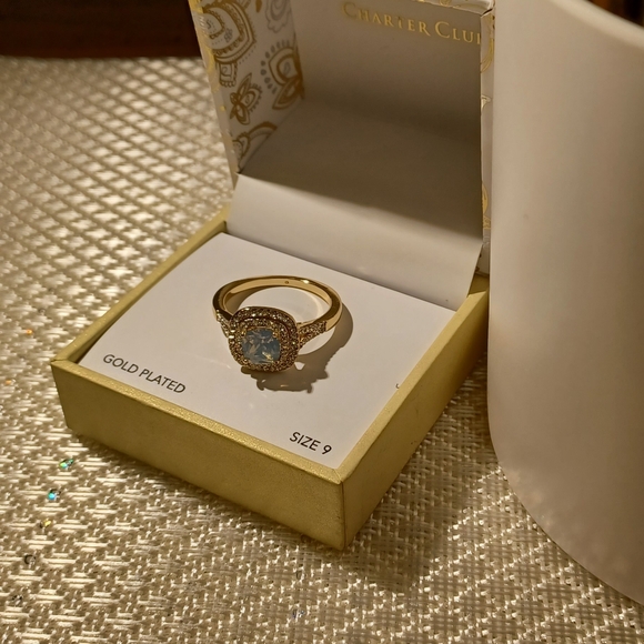 Charter Club Opal Sq Fashion Ring - Picture 4 of 6